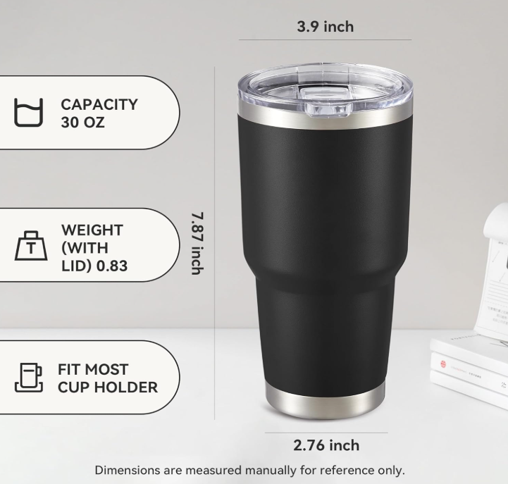 30 Oz BMW Stainless Steel Tumbler