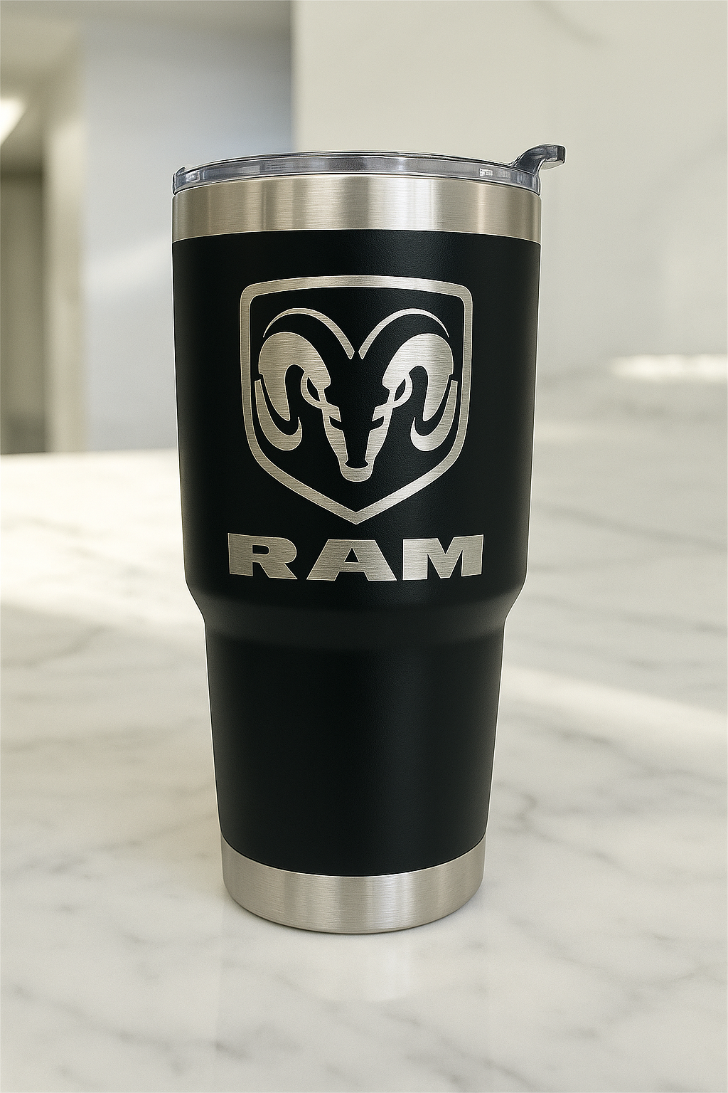 30 Oz RAM Truck Stainless Steel Tumbler