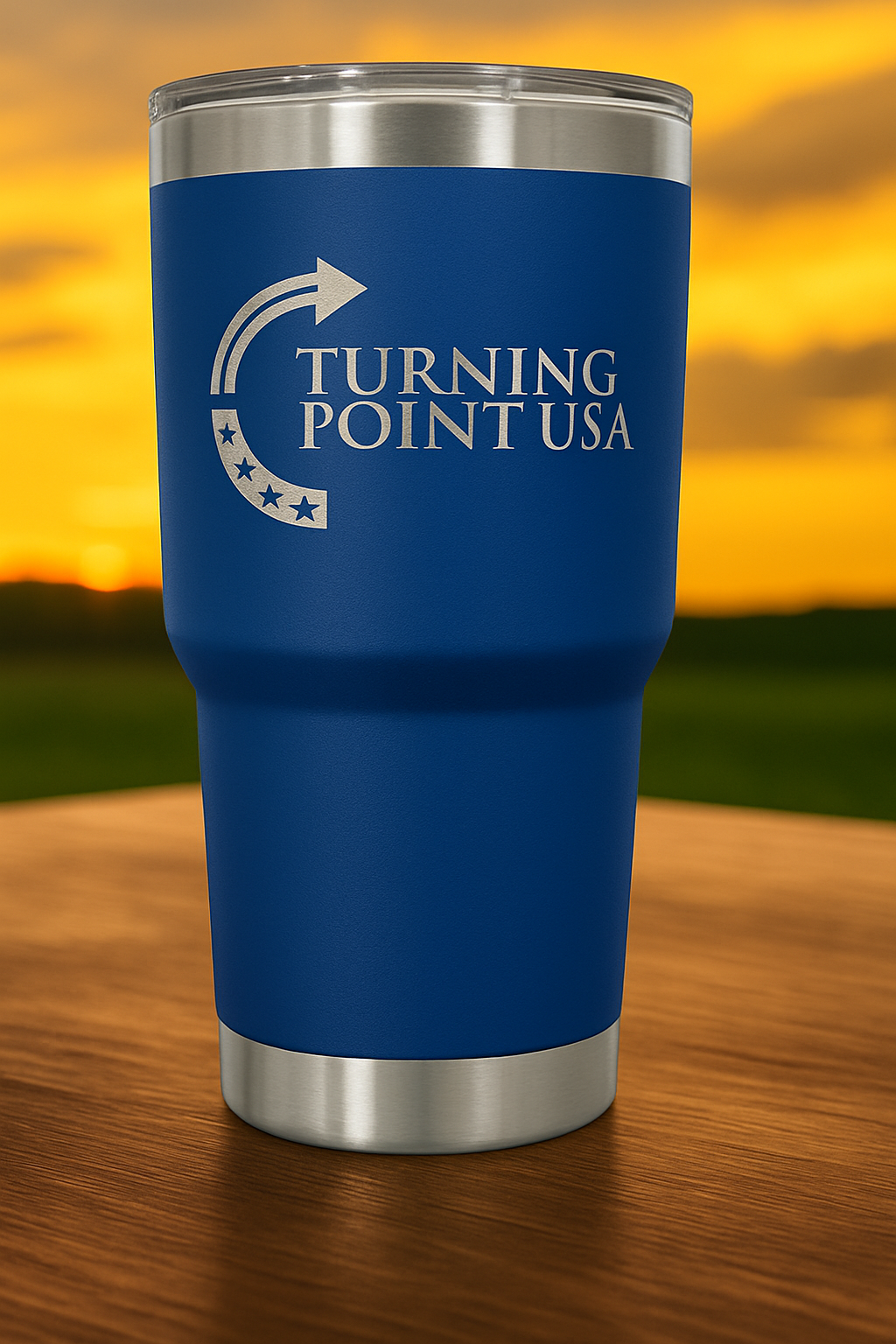 30 Oz TURNING POINT USA Stainless Steel Tumbler