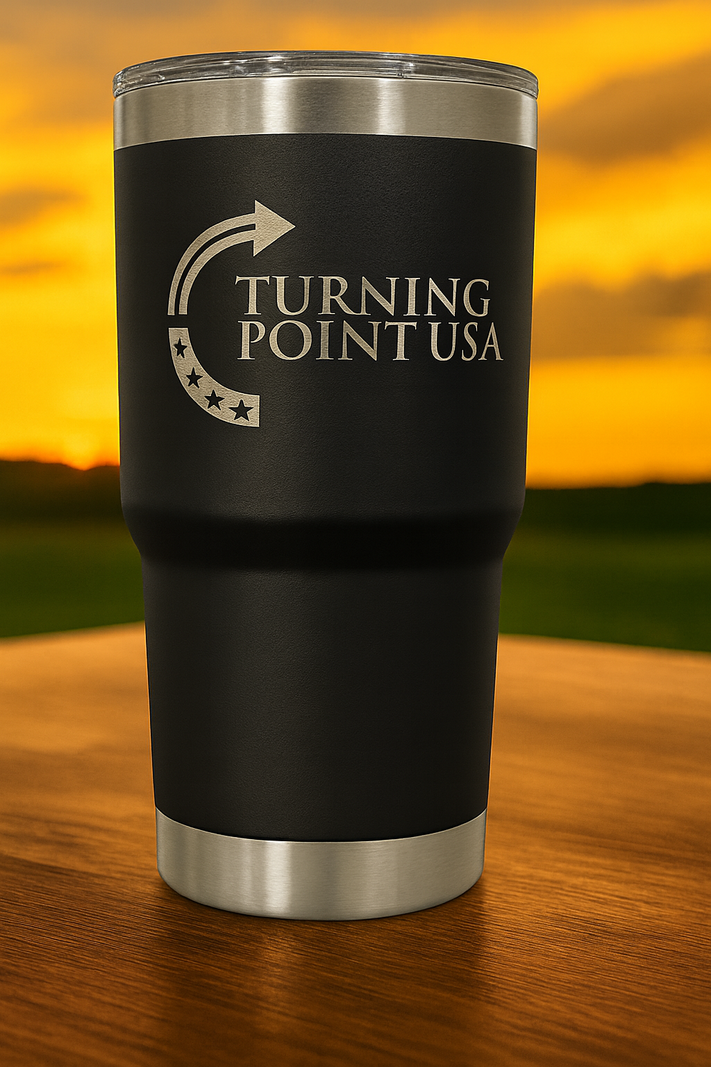 30 Oz TURNING POINT USA Stainless Steel Tumbler