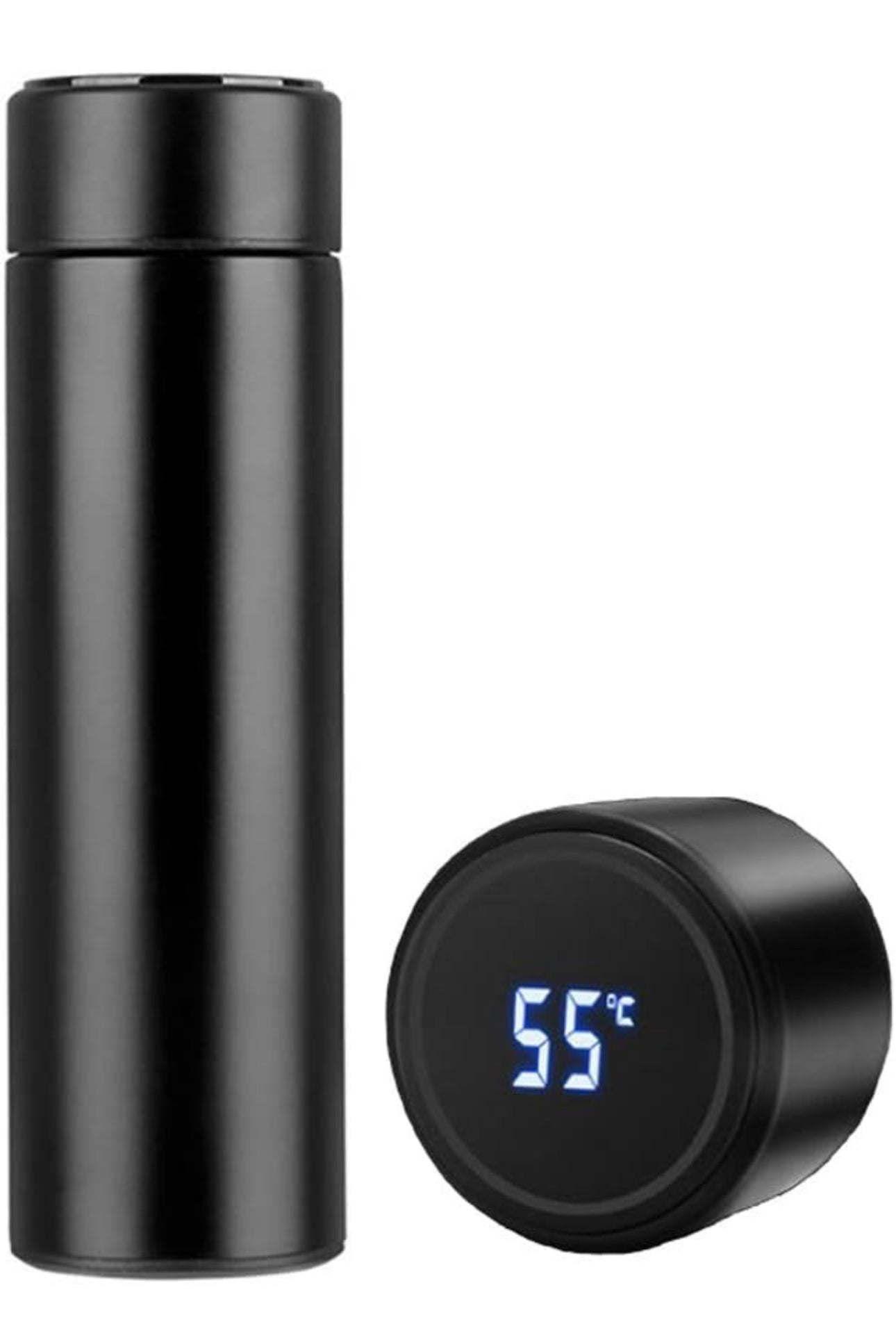 Tesla Digital Water Bottle, Leak-proof,Water Bottles, Stainless Steel Vacuum Insulated Bottle.