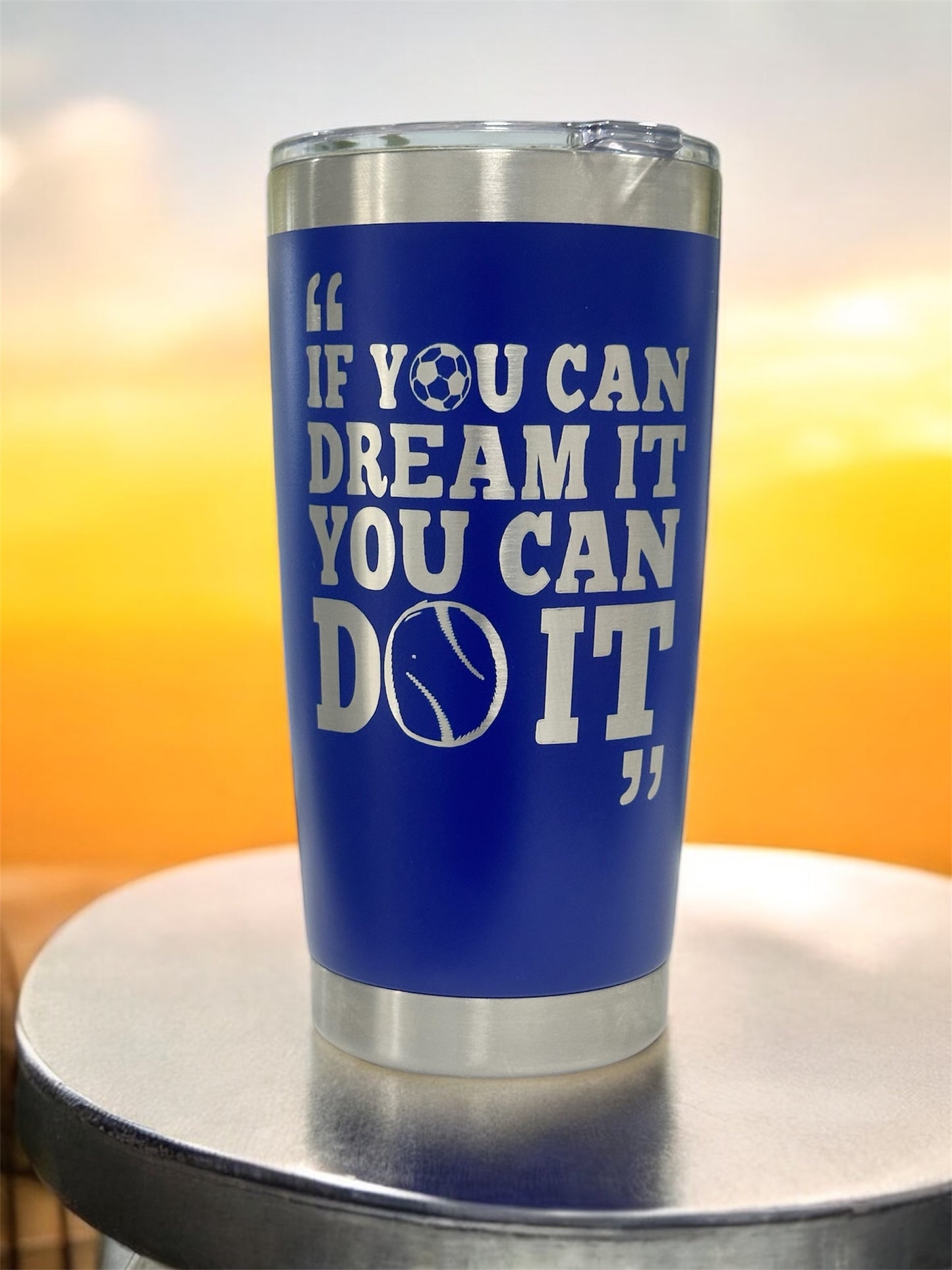 SET OF 2 20 Oz Stainless Steel Tumbler ANY DESIGN.