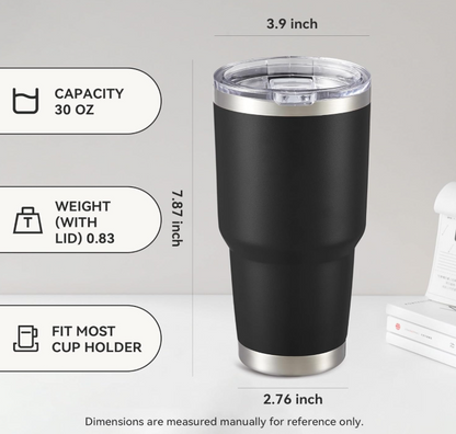 30 Oz RAM Truck Stainless Steel Tumbler