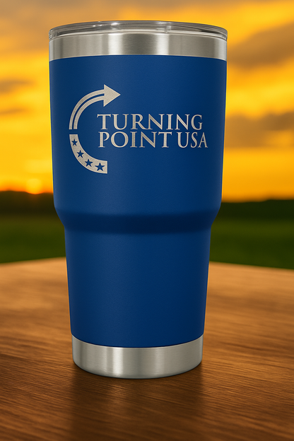 30 Oz TURNING POINT USA Stainless Steel Tumbler