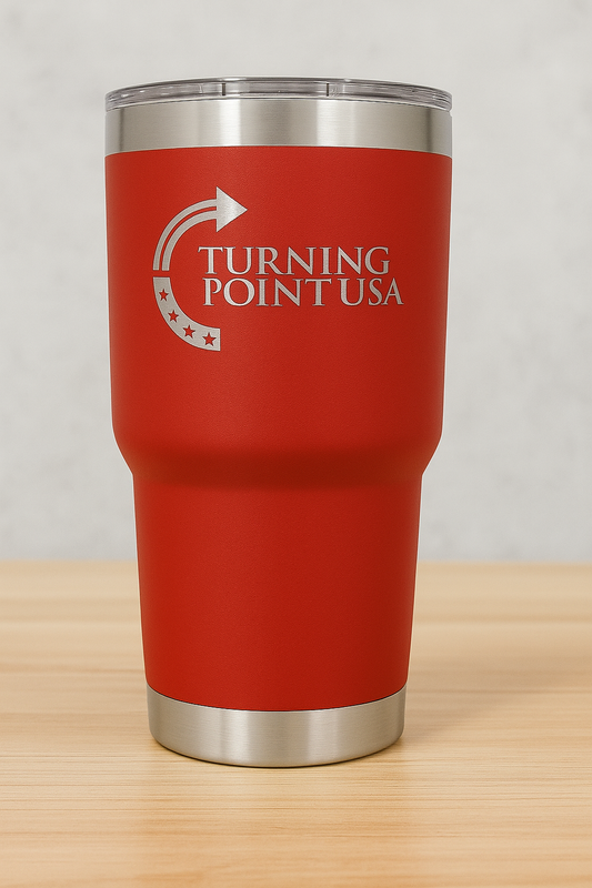30 Oz TURNING POINT USA Stainless Steel Tumbler