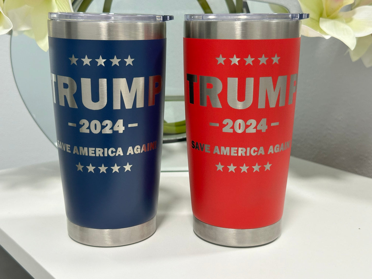 20 Oz Trump 2024 Stainless Steel Tumbler