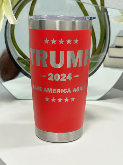 20 Oz Trump 2024 Stainless Steel Tumbler