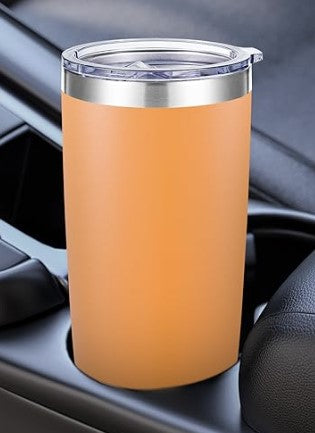 20 oz Tumblers Stainless Steel Tumbler with Lid Double Wall Vacuum Insulated Coffee Mug 20oz Powder Coated Cup for Hot and Cold Drinks