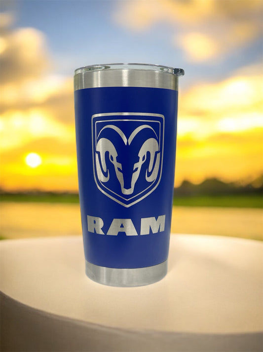 20 Oz RAM TRUCK Stainless Steel Tumbler
