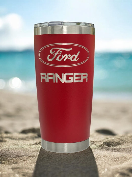 20 Oz Ford Ranger Stainless Steel Tumbler