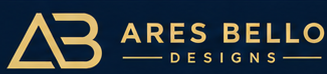 Ares Bello Designs gold AB logo