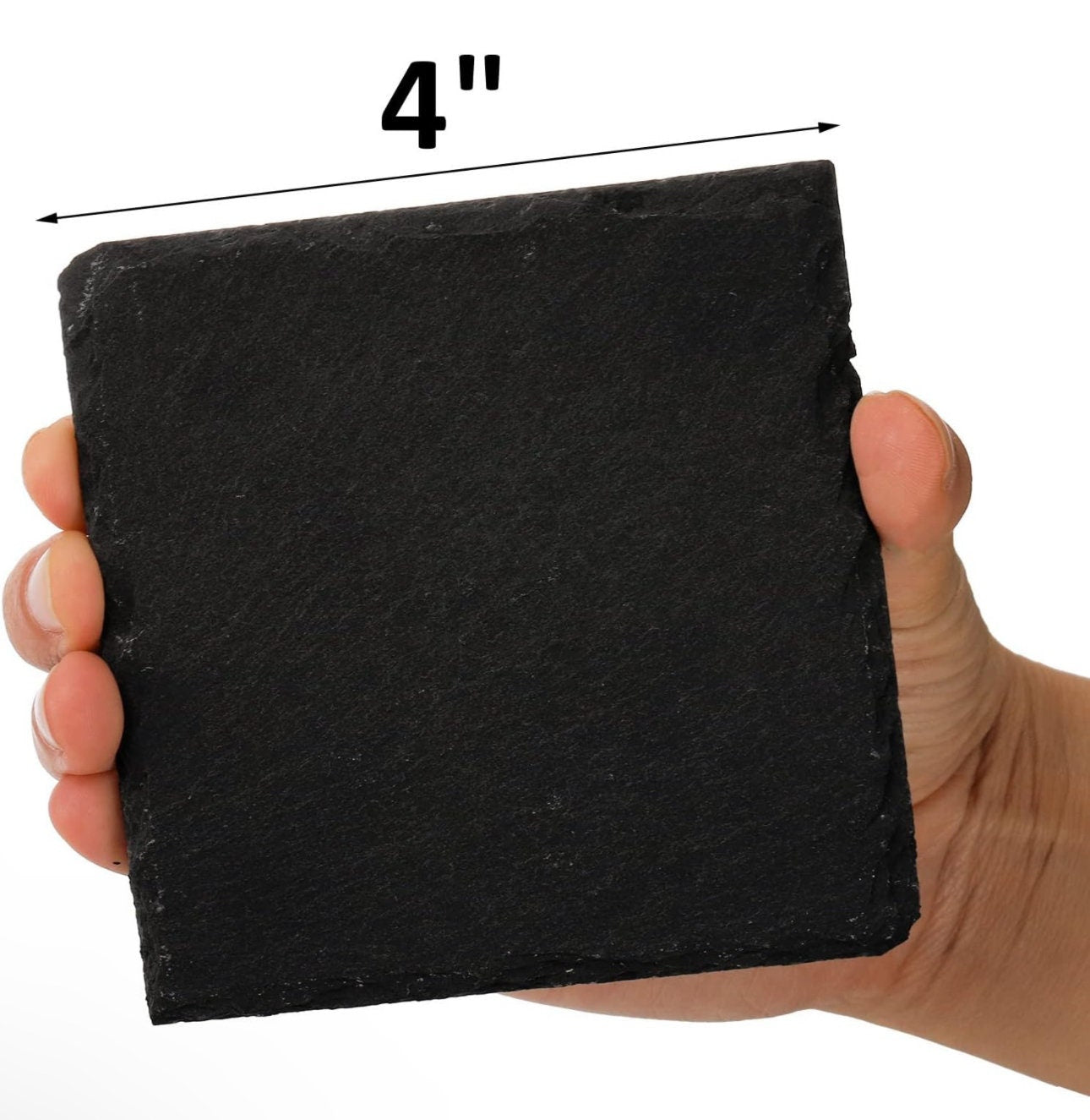 Personalized Slate Coaster Set, Monogram Family Name Gift