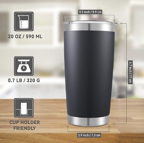 Toyota Tundra 20oz Tumbler: Insulated Stainless Steel Cup