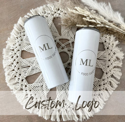 20 Oz Straight Skinny Tumblers, Individually Gift Boxed Stainless Steel Slim Skinny Tumbler Set Bulk, Insulated Slim Thin Travel Tumbler.