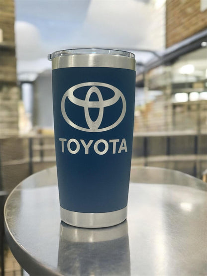 Toyota 20 oz Stainless Steel Tumbler: Double Wall Insulated Cup