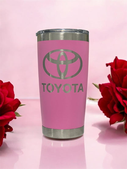 Toyota 20 oz Stainless Steel Tumbler: Double Wall Insulated Cup