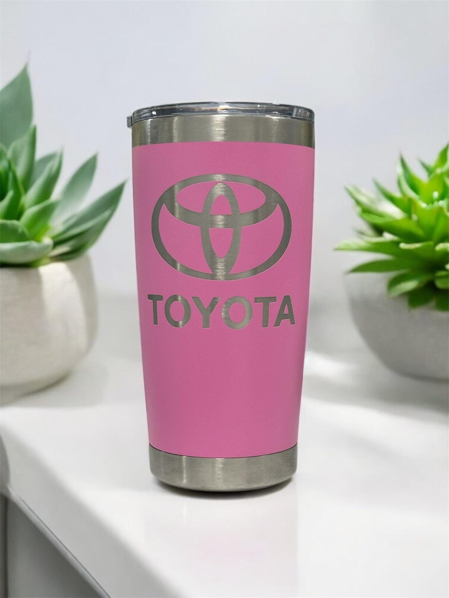 Toyota 20 oz Stainless Steel Tumbler: Double Wall Insulated Cup