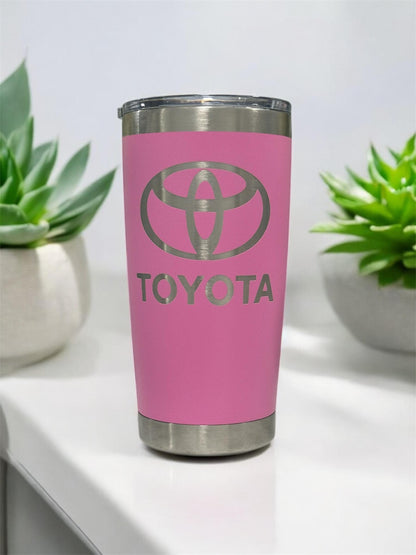 Toyota 20 oz Stainless Steel Tumbler: Double Wall Insulated Cup