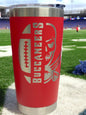 Buccaneers 20oz Stainless Steel Tumbler: Double Wall Insulated Cup