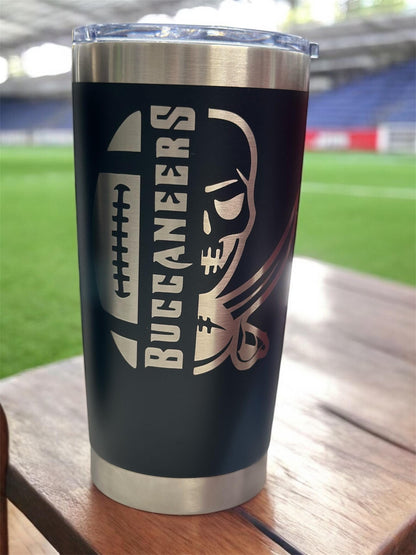 Buccaneers 20oz Stainless Steel Tumbler: Double Wall Insulated Cup