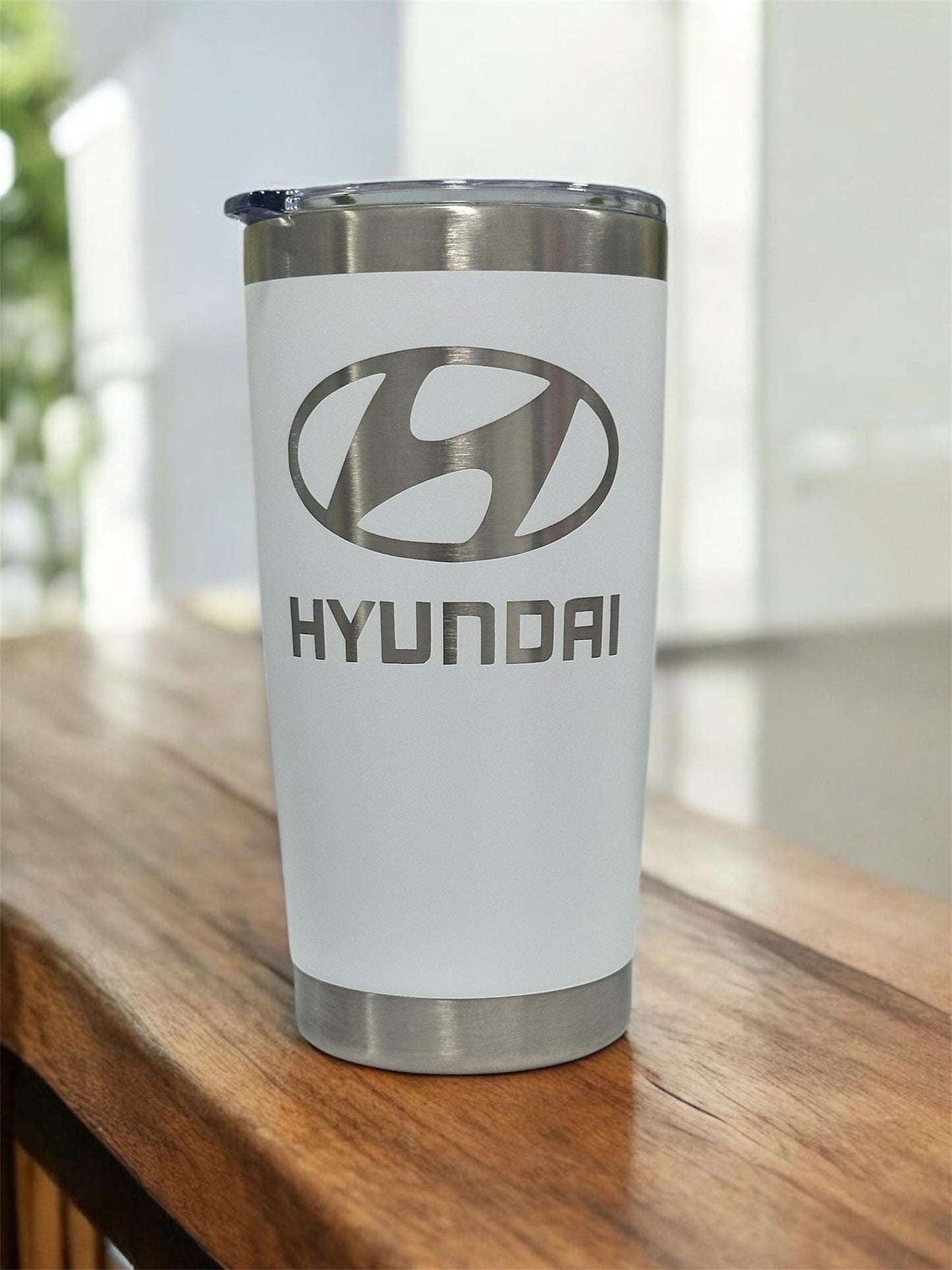 Hyundai 20 oz Stainless Steel Tumbler: Double Wall Insulated Cup