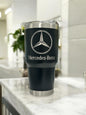 Mercedes Benz 30oz Tumbler: Stainless Steel, Double Wall Insulated
