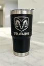 RAM Truck 30oz Tumbler: Stainless Steel, Double Wall Insulated