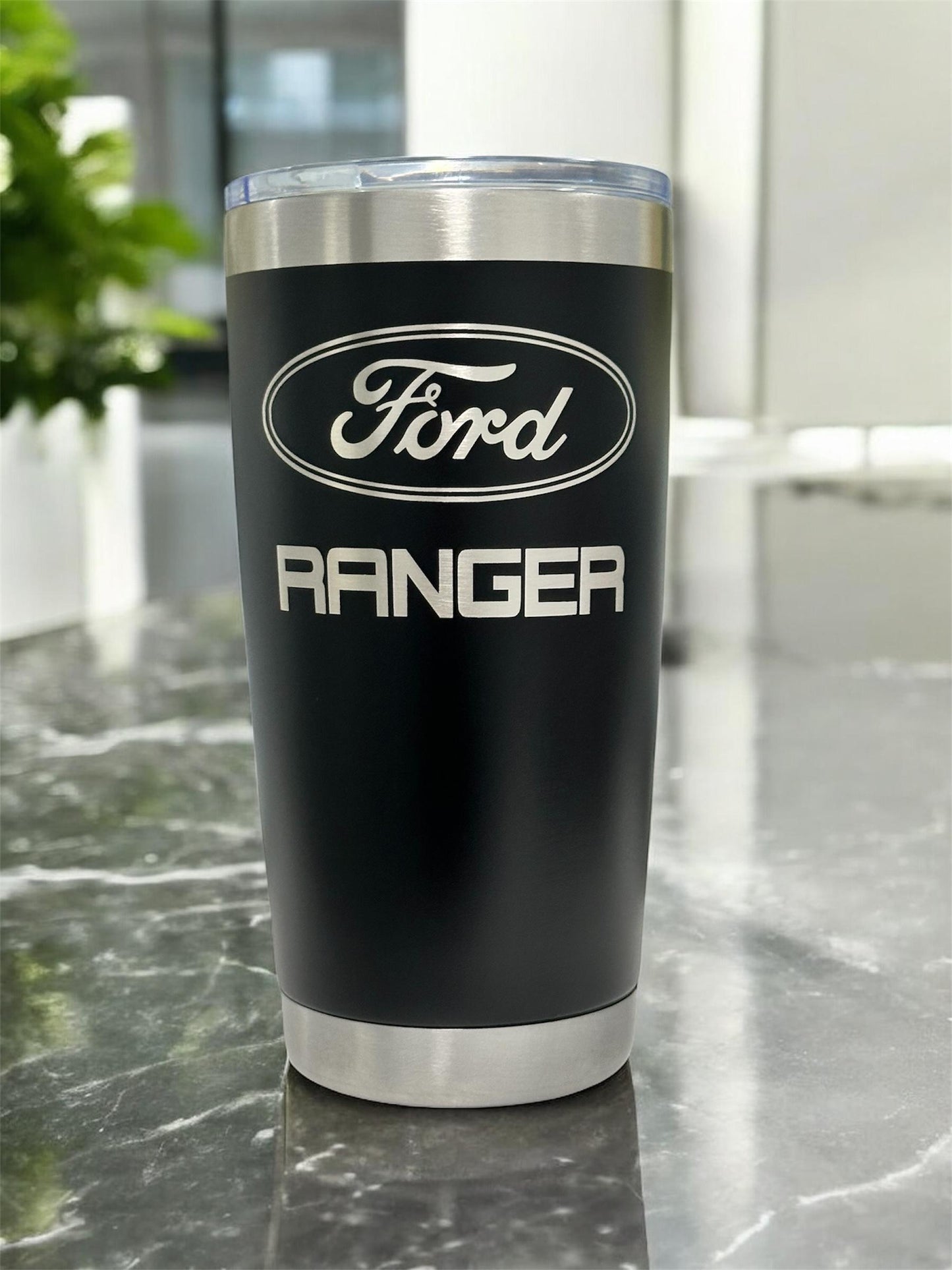 Ford Ranger Tumbler: 20 oz Stainless Steel, Vacuum Insulated
