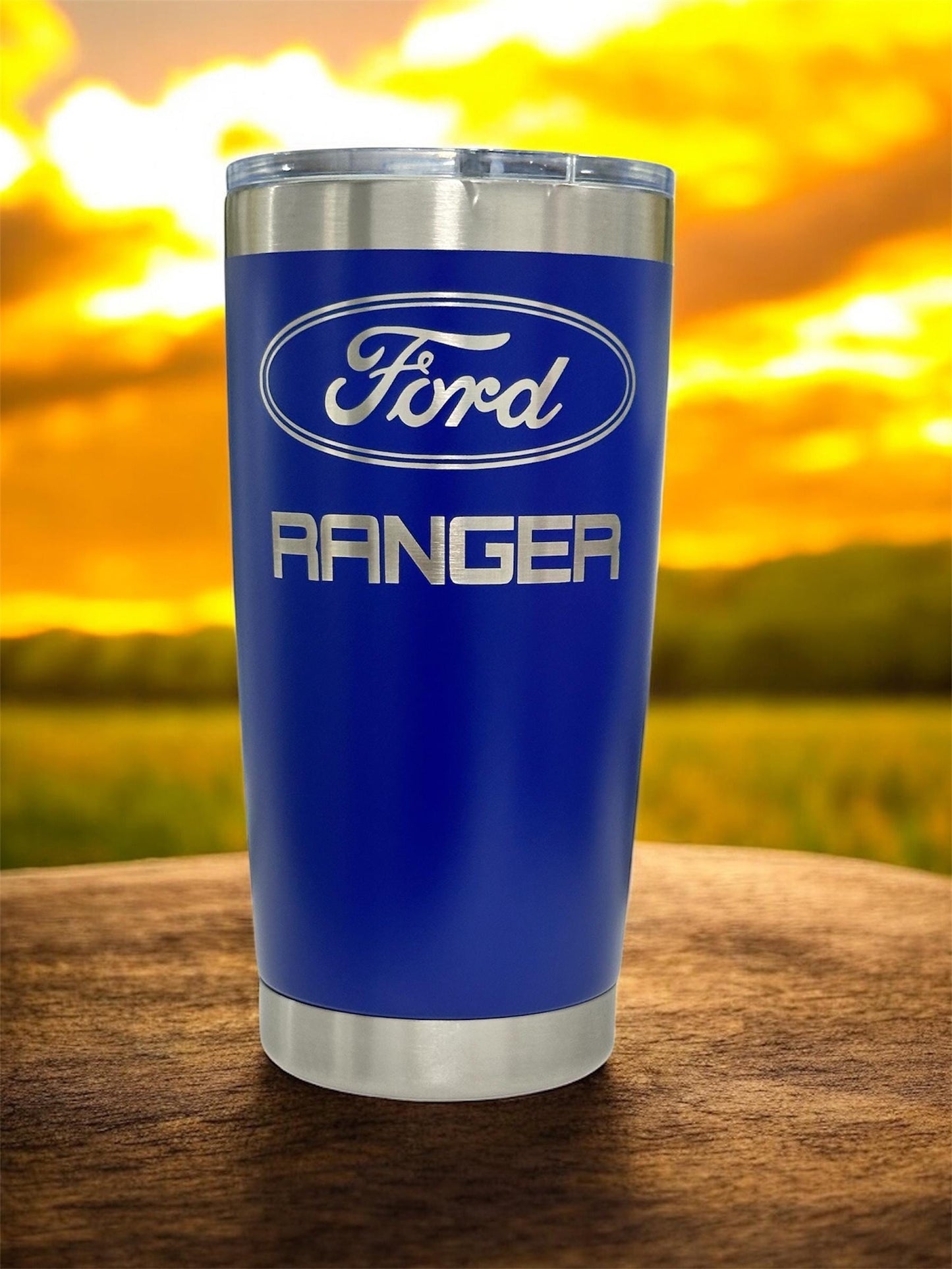 Ford Ranger Tumbler: 20 oz Stainless Steel, Vacuum Insulated