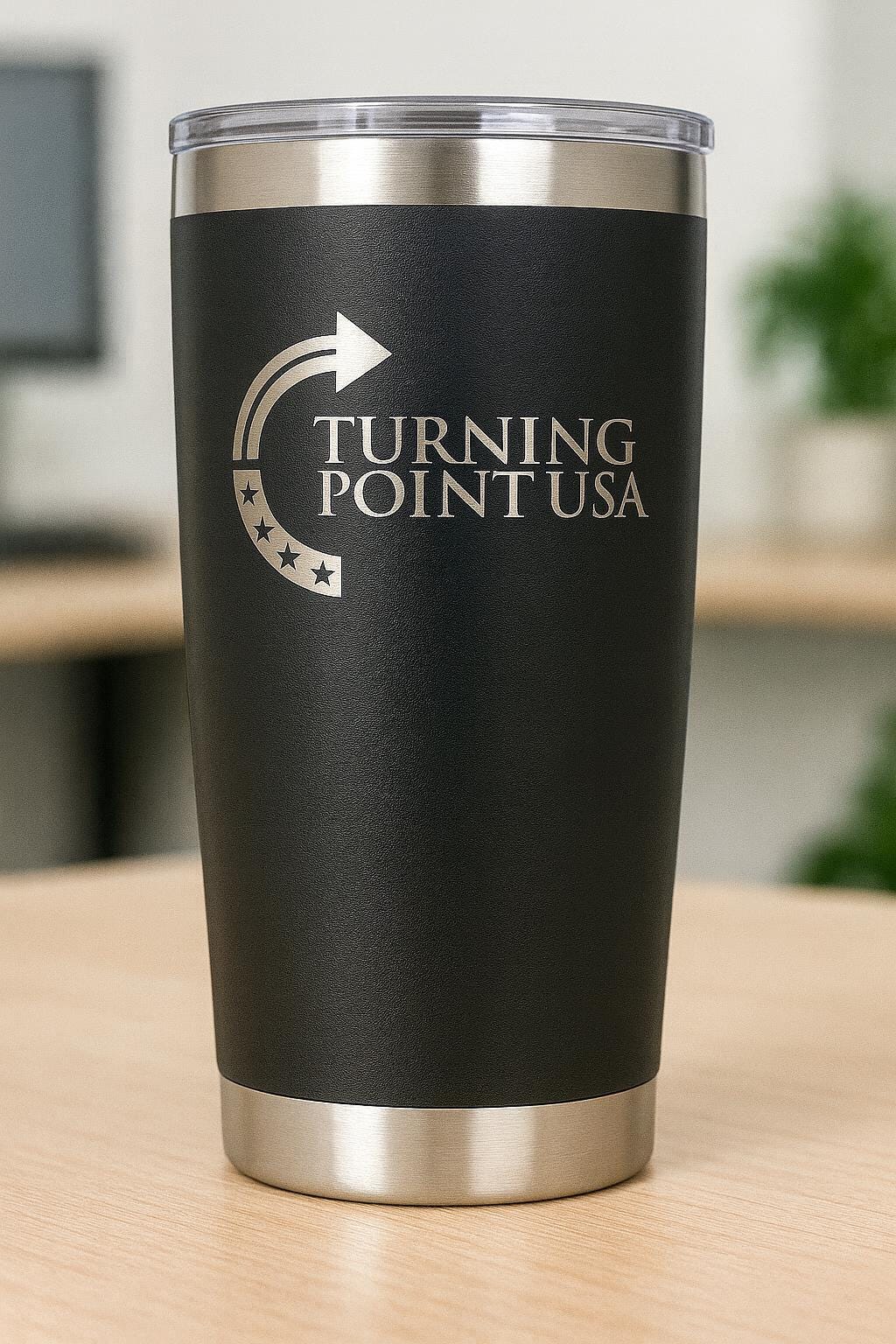 Turning Point USA Tumbler: 20oz Insulated Stainless Steel, Charlie Kirk