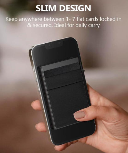 Laser Engraved USA Flag Slim Wallet: RFID Blocking Aluminum Card Holder