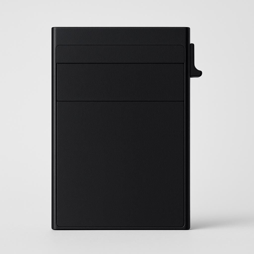 Laser Engraved USA Flag Slim Wallet: RFID Blocking Aluminum Card Holder