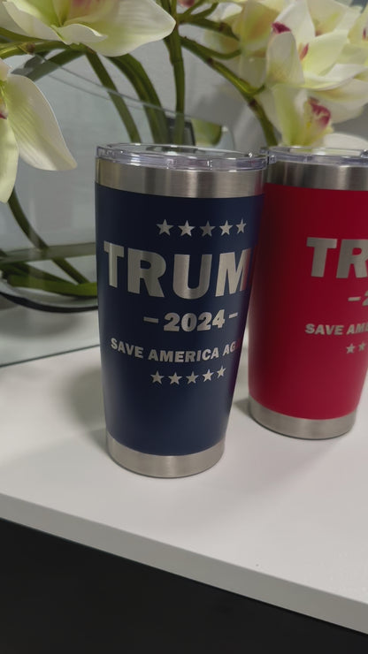 20 Oz Trump 2024 Stainless Steel Tumbler